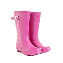 Skeanie Wellington Rubber Rain Boots For Kids And Toddlers Pink 8 Us Toddler 24 Eu