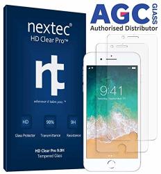 Nextec Iphone 7 Plus Screen Protector Glass 2 Pack Apple Iphone 7 Plus Tempered Glass Screen Protector Iphone 7 Plus HD Clear PRO4 9.0H