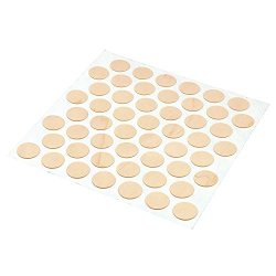 Pine Prime-Line Products KD 16088 Self Adhesive Real Wood Unfinished Screw Hole Covers Pack of 52