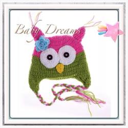 Imported Unisex Baby Beanie High Quality Woolen Owl Beanie cap Accessory 6-24 Months