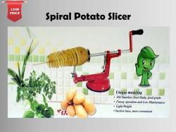 Spiral Potato Slicer. A New Way To Slice Potato's With Ease