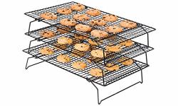 Culinary Edge 33000 Wire Cooling Rack Black