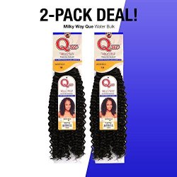 Deals on 2 PACK Deals Milky Way Que Human Hair Braids Water Bulk 18 4 Compare Prices Shop Online PriceCheck