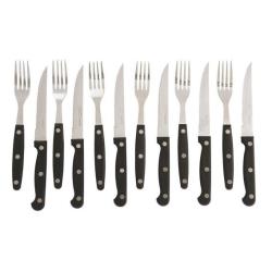 12 Pce Steak Knife & Fork Set