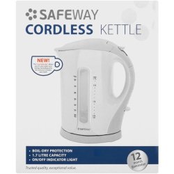 Safeway Cordless Kettle Grey 1.7L