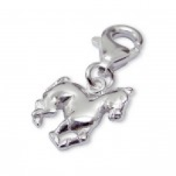 C3114 - 925 Sterling Silver Horse Charm Dangle For Charm Bracelet - Available On Back Order - Allow 7-10 Working Days