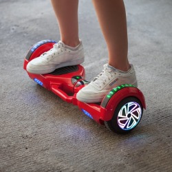 Smart 6.5" Or 8.5" Hoverboard With Built-in Bluetooth Speaker LED Lights And Carry Handle Multiple Styles And Colours Available