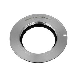 Fotodiox Pro Lens Mount Adapter - M42 Type 2 Screw Mount Lens To Canon Eos Ef Ef-s Mount Slr Camera Body