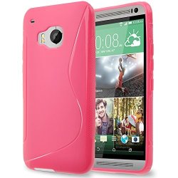 Htc One M9 Case Townshop Hot Pink Soft Tpu Skin S Line Design Cover For Htc One M9