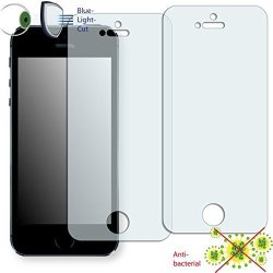 2 X Disagu Clearscreen Screen Protection Film For Apple Iphone 5S Apple Iphone Se Antibacterial Bluelight Filter Protective Film