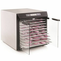 Excalibur Dehydrator 10 Tray Digital 99HOUR Timer Stainless Steel