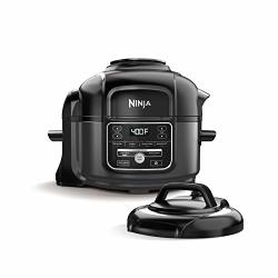 Ninja OP101 Foodi 7-IN-1 Pressure Slow Cooker Air Fryer And More 5-QUART Black gray
