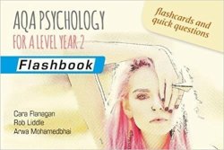 Aqa Psychology For A Level Year 2: Flashbook Paperback