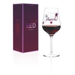 Red Wine Glass L.kuhnertova