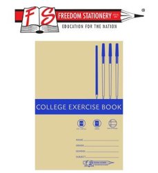 Freedom A4 College Exercise Book Feint And Margin 72 Page
