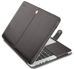 Mosiso Pu Leather Case Only Compatible With Previous Generation Macbook Pro Retina 15 Inch A1398 Premium Quality Book Folio Protective Cover Sleeve
