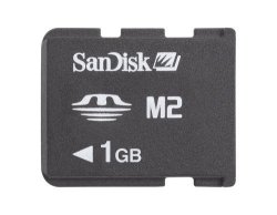 Sandisk Memory Stick Micro M2 1GB SDMSM2-001G-A11M Retail Package