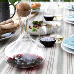 Sagaform Wine & Water Carafe with Oak Stopper