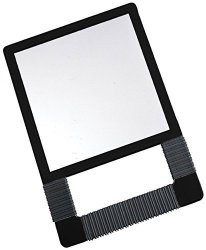 Icarus Black Unbreakable Mirror With Rubber Grip