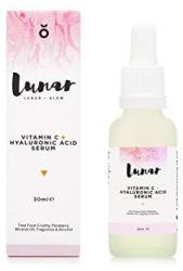 Vitamin C Serum With Hyaluronic Acid For Face And Skin By Lunar Glow. A Natural Anti Aging Skin & Face Serum. Free From Cruelty