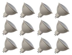LED Downlights 3W Mr 16 Cool Daylight - 12 Pack Globes