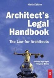 Architect& 39 S Legal Handbook Hardcover 9TH New Edition