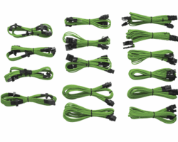 Corsair CP-8920047 Green Individually Sleeved Modular Cable Kit