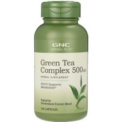 GNC Herbal Plus Green Tea Complex 100 Capsules