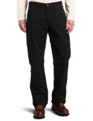 Carhartt Sportswear - Mens Carhartt Men's Cotton Ripstop Relaxed Fit Work Pant Black 34 X 36