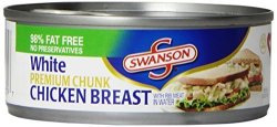 Swanson White Premium Chunk Chicken Breast 4.5 Ounce Pack Of 24