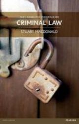 Text Cases And Materials On Criminal Law Mylawchamber Pack Paperback