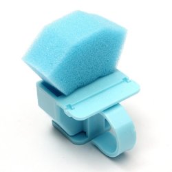 10 Pcs Dental Autoclavable Sterile Clean Finger Ring File Ruler Holder & Sponge