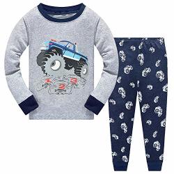 Boys Pajamas Monster Machines Little Kids Pjs Long Sleeve Toddler Jammies Children Sleepwear 3T