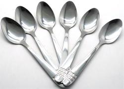 Catering 6 Piece Stainless Steel Dinner Tea