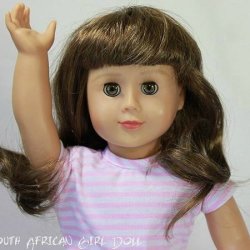 45cm 18" South African Girl Doll - Annie