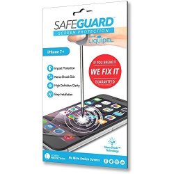 Liquipel 8400016 Safeguard Lite Screen Protector For Apple Iphone 7 Plus