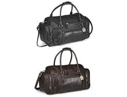Gary Player Elegant Leather Weekend Bag - One-size Black