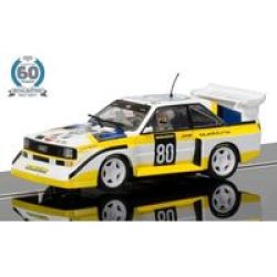 Hornby Scalextric C3828A 60TH Anniversary Collection - 1980S Audi Sport Quattro S1 E2 Limited Edition