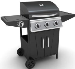 Zooltro 3+1 Burner Gas Bbq Braai Grill W Side Burner And Pulse Ignition