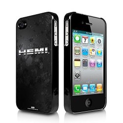 Dodge RAM Hemi 3D Apple Iphone 4 4S Black Phone Case