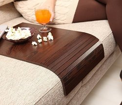 Sofa Tray Table - Long Tropical Wenge Sofa Arm Tray Armrest Tray Sofa Arm Table Couch Tray Coffee Table Sofa Table Wood Tray Wood Gifts