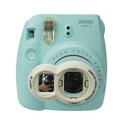 Anter Close Up Lens With Instax Selfie Lens For Fujifilm Instax MINI 9 MINI 8 MINI 8+ MINI 7S Instant Film Camera Eight White