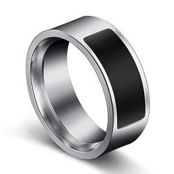 Drezzed Stainless Steel Smart Ring Wearing Jewelry Nfc Label Mobile Phone Accessory Rings