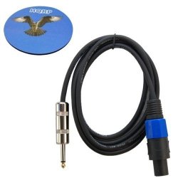 Hqrp 6FT Speakon To 1 4-INCH 6.35MM Ts Cable For Behringer BX4500H Bx 4500H Europower EP4000 Ep 4000 PMP2000 Pmp 2000 Power Amplifier Amp Plus Hqrp Coaster