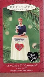 Lucy Does A Tv Commercial - 2001 Hallmark Ornament