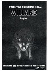 Willard Poster Movie 27 X 40 Inches - 69CM X 102CM 1971