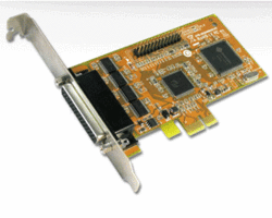 Sunix Mio5499h 4x Hs Rs-232 + 1x Parallel Pci-e Card