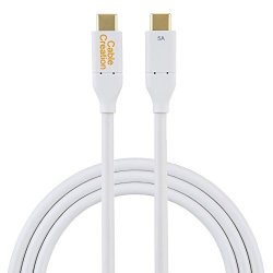 USB Type C Cable 5A Cablecreation 10 Feet USB Type C Male To USB Type C Male Cable Support 100W 5A Power For 15-INCH New Macbook