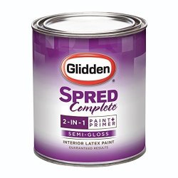 Latex Spred Complete Paint SPN4024 04 Semi-gloss Interior Quart White