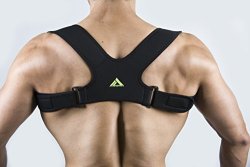 MY Pro Supports Clavicle Brace Posture Corrector Support Strap Large X-large Black